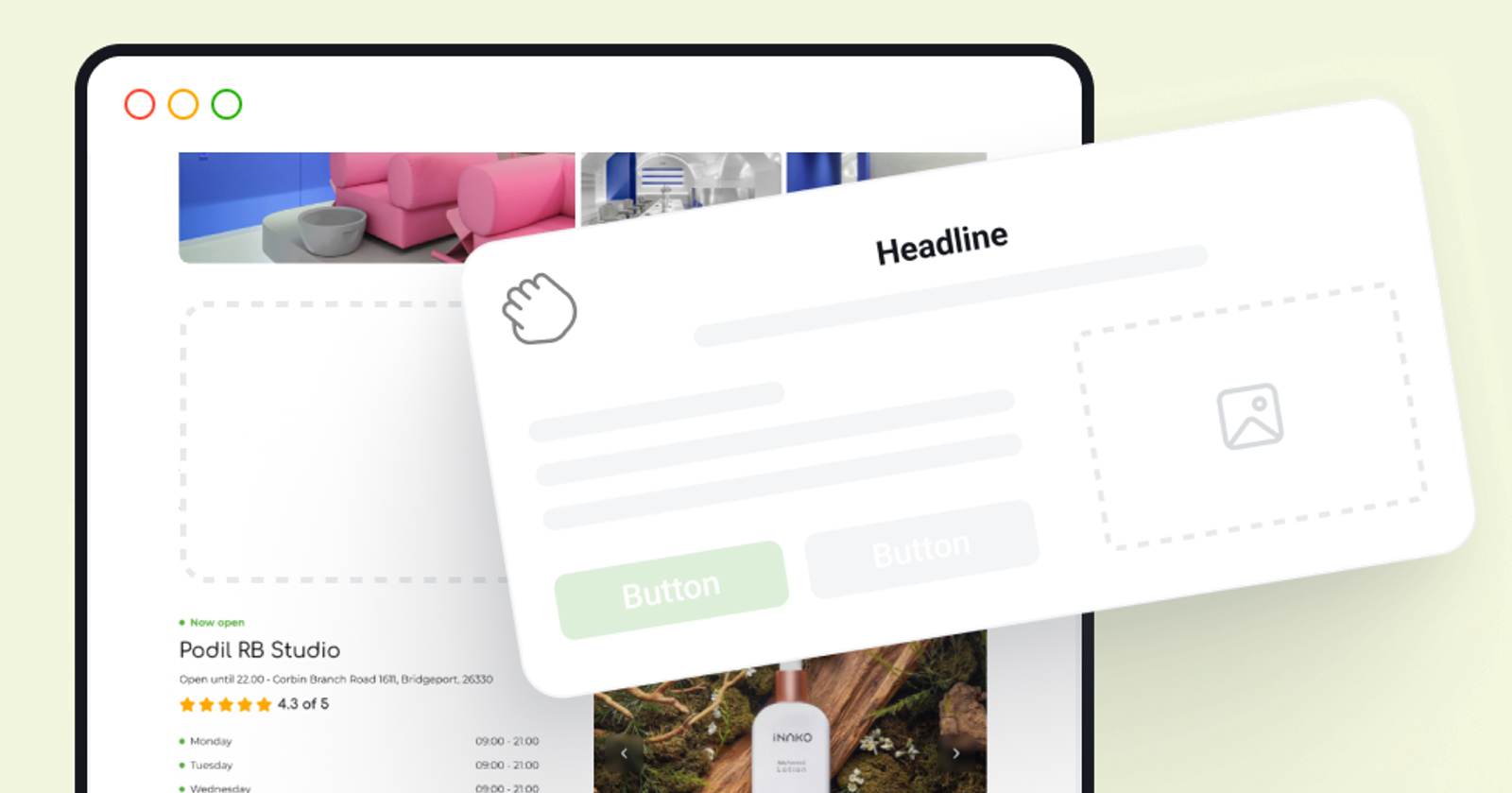 💥 Tilføj dine egne blokke på hjemmesiden