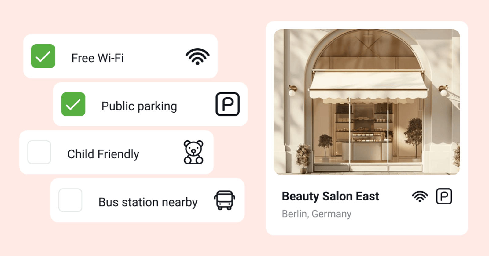 Fremhæv fordelene ved dine lokationer ✅